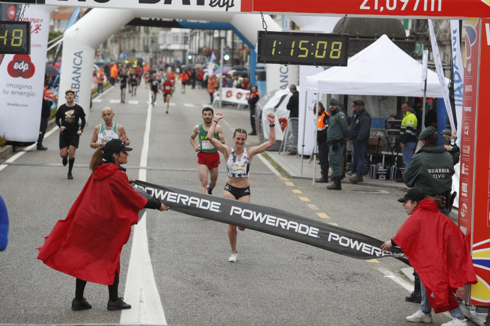 Alice Finot, expresiva ganadora en Baiona en 2019, cuando ya creyó en todo su potencial.