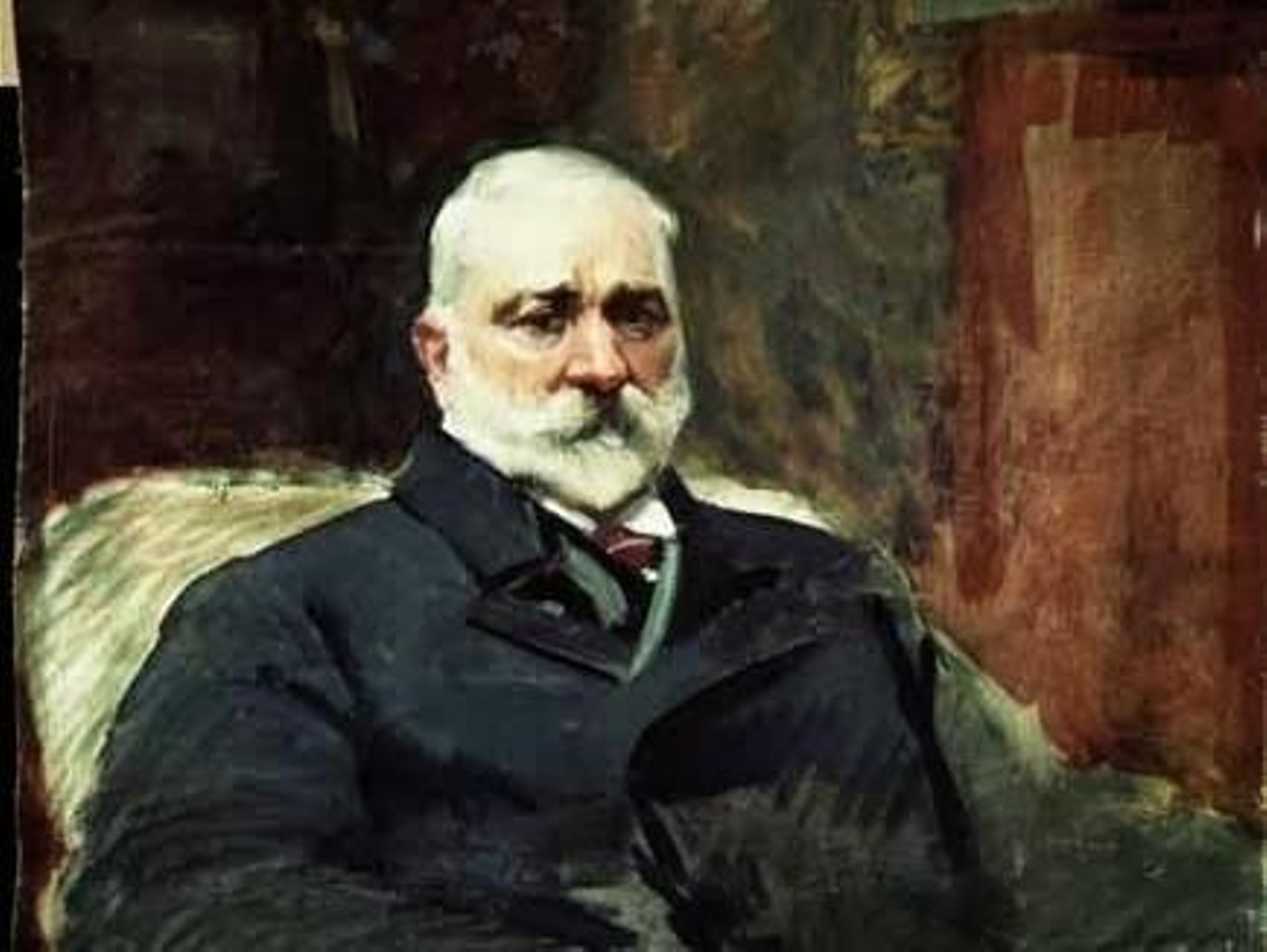 Estudio de Joaquín Sorolla para el retrato de Ramón Santamarina.