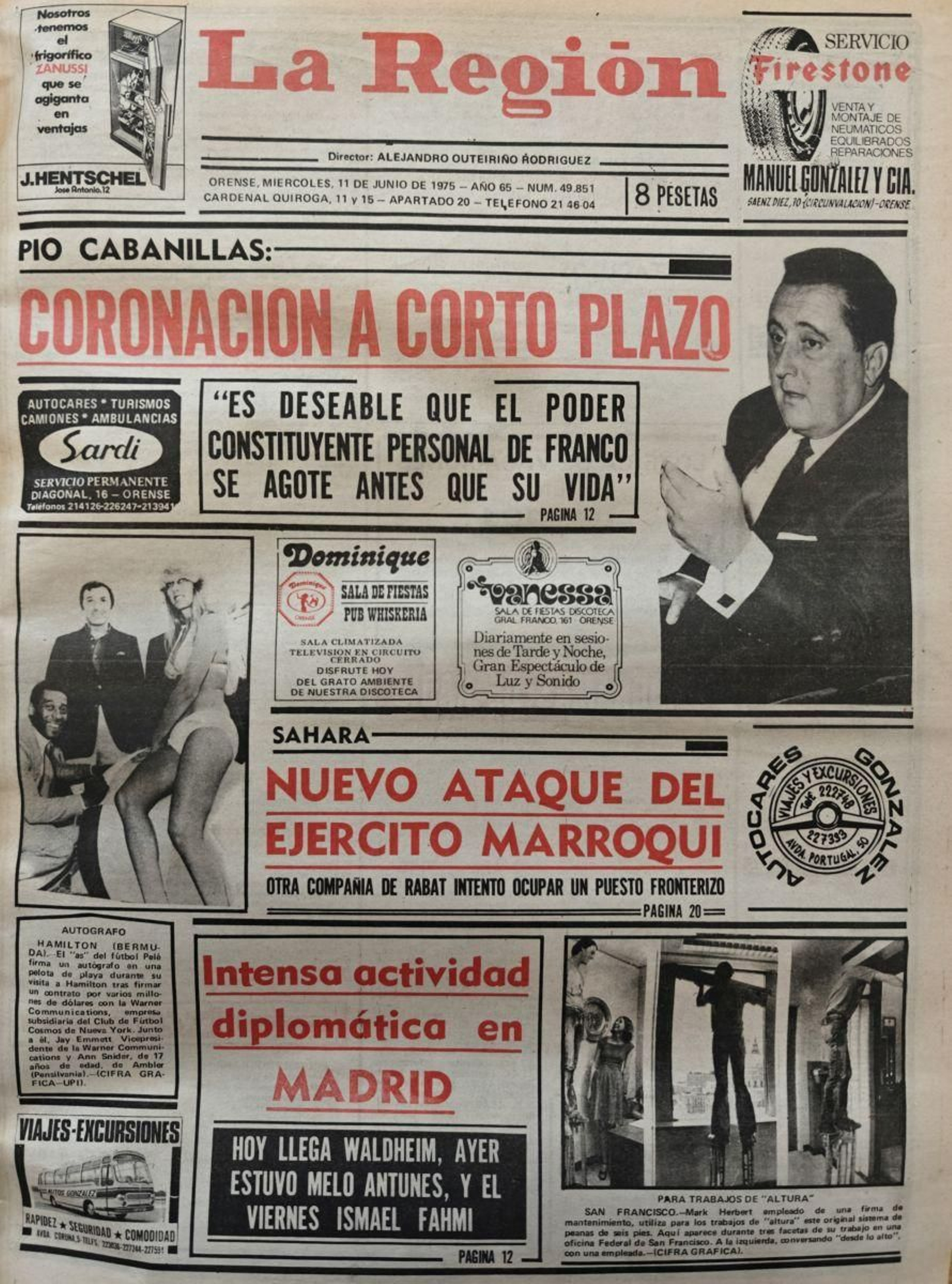 Primera página de 1975