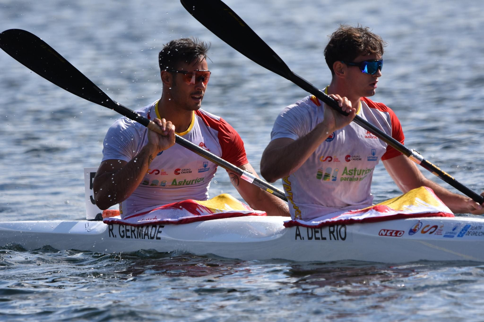 El cangués Rodrigo Germade y el madrileño Adrián del Río vuelven a formar pareja en la modalidad de K2 500 metros.