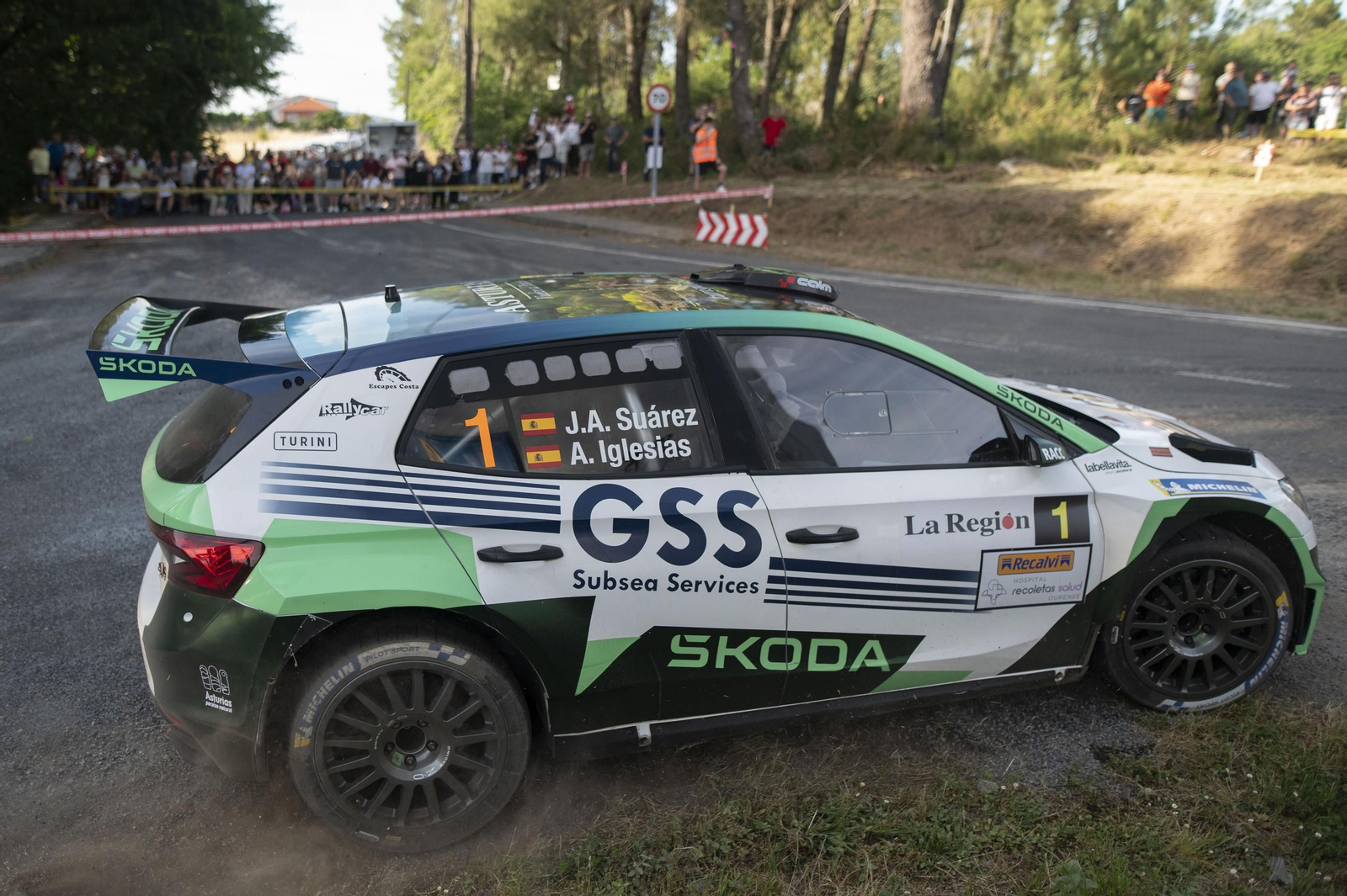 Galería | El tramo San Amaro-Cenlle estuvo lleno de velocidad en el Rally de Ourense, en fotos
