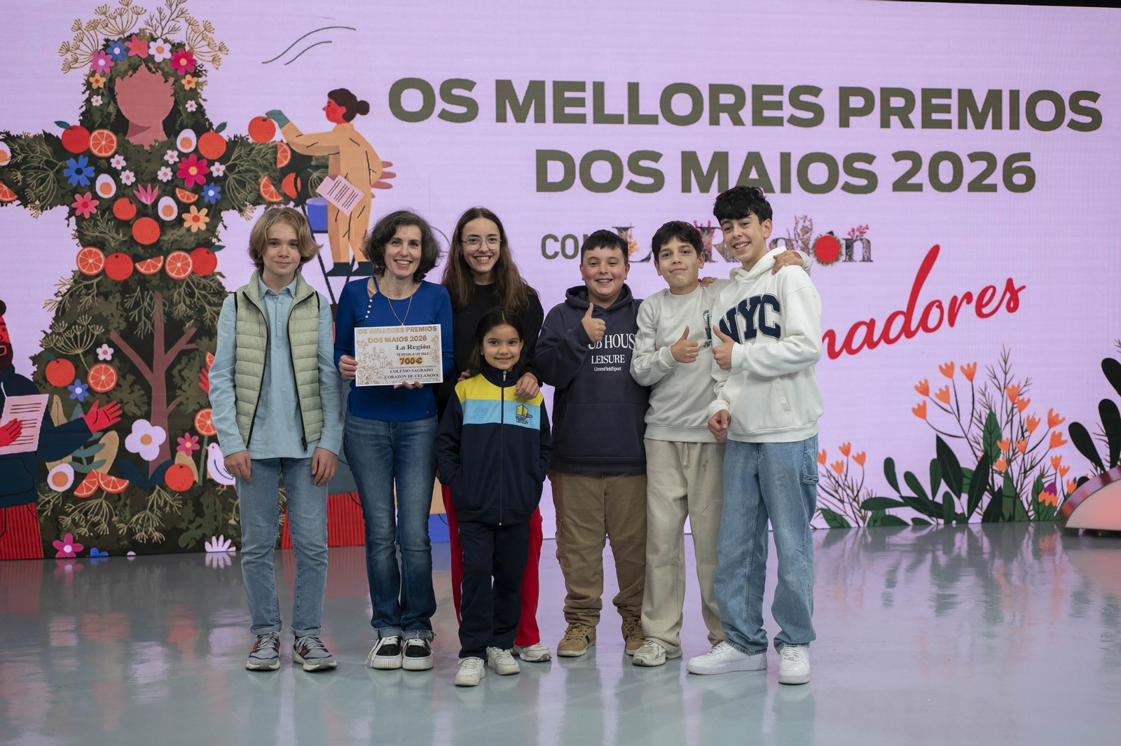 Galería | Os mellores premios aos Maios e coplas 2026 do concurso de La Región recollen sus premios