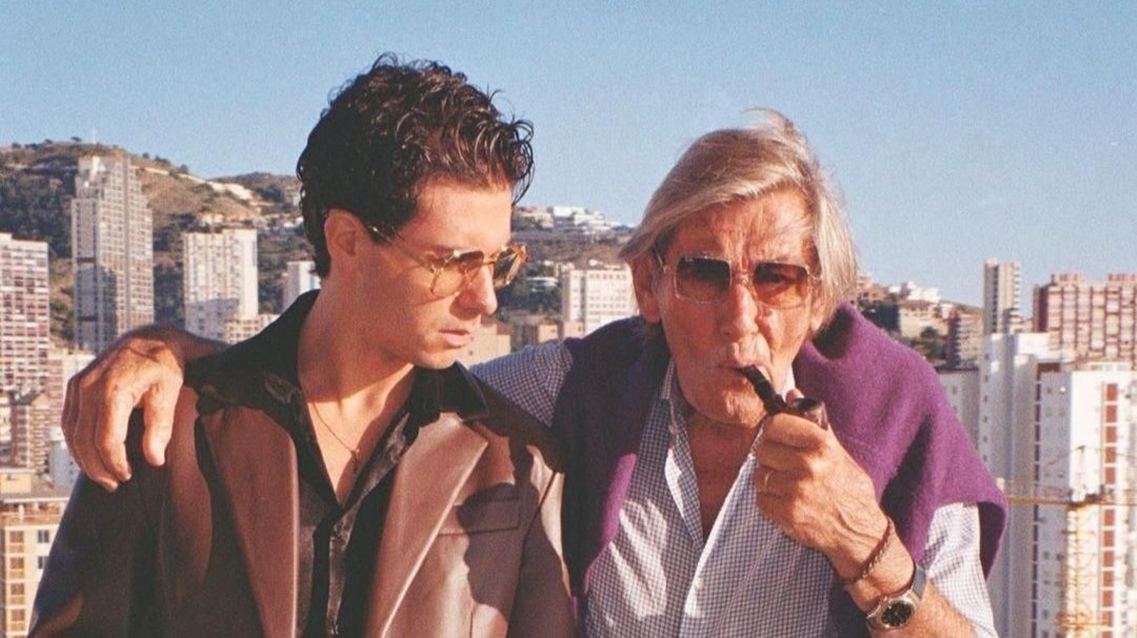 El cantante Alfred García y el modelo e influencer gallego Andrés García-Carro. // Instagram (@alfredgarcia)