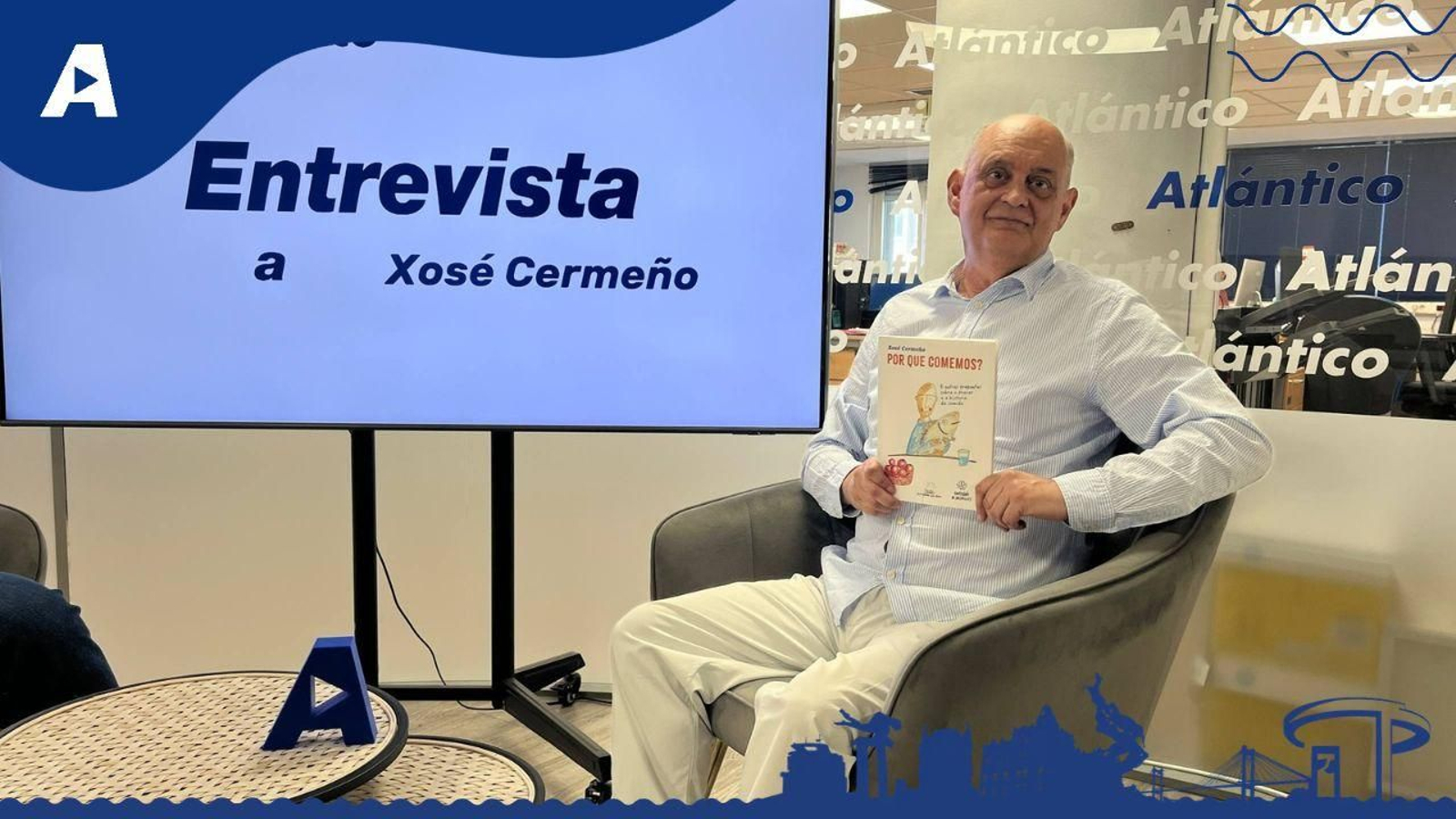 Xosé Cermeño presenta 'Por que comemos?', una historia sobre el placer de comer