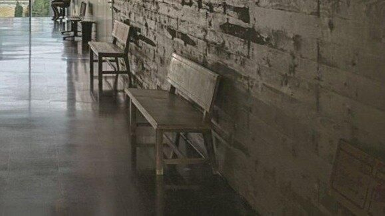 Pasillos de los juzgados de Ourense.