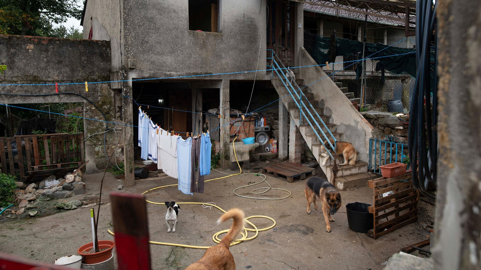 Imagen de la vivienda donde tuvieron lugar los hechos