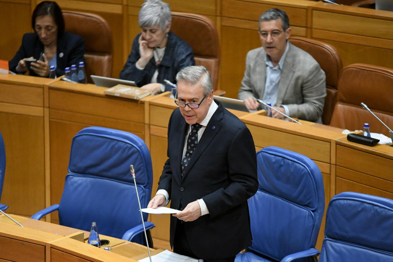 Antonio Gómez Caamaño en el Parlamento.