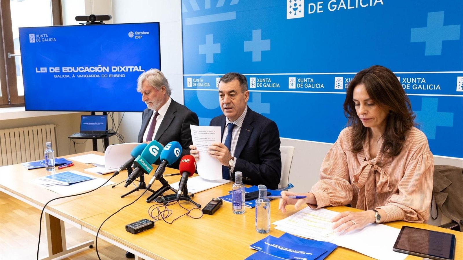 Presentación del anteproyecto de Ley de Educación Digital de Galicia.