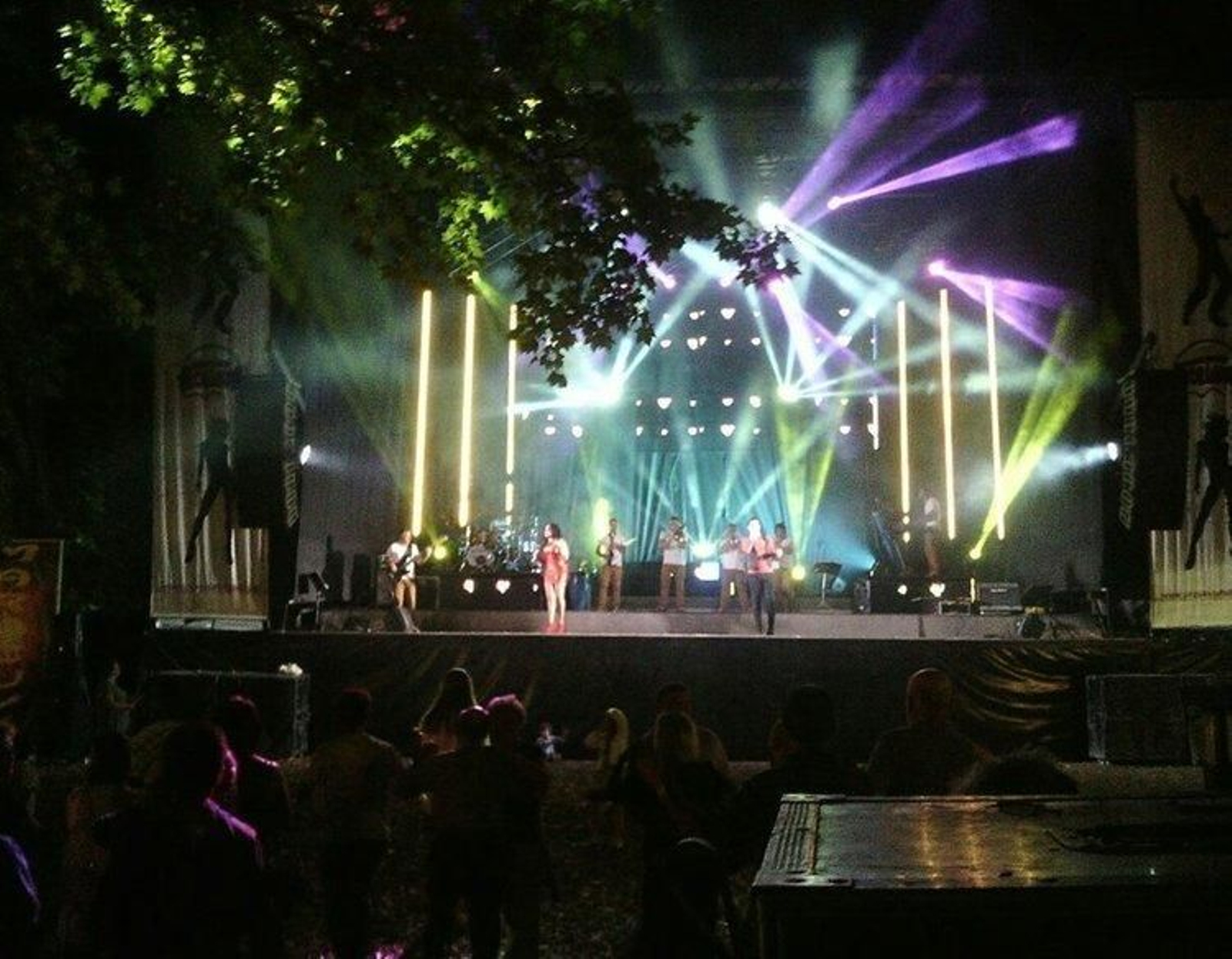 La orquesta Foliada durante una de sus actuaciones