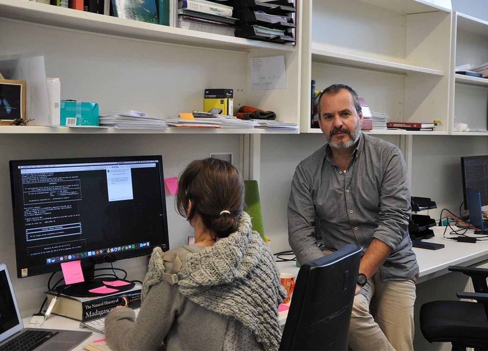 David Posada, en su laboratorio del Centro de Investigaciones Biomédicas.