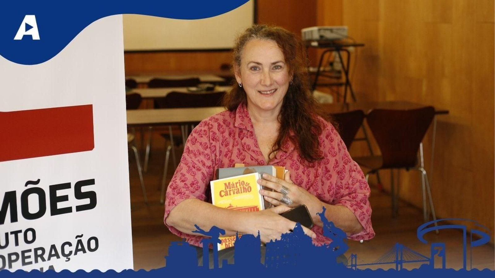 Célia Mendes: "En Galicia se leía mucho en portugués, libros y prensa, y ya no existe; queremos recuperarlo"