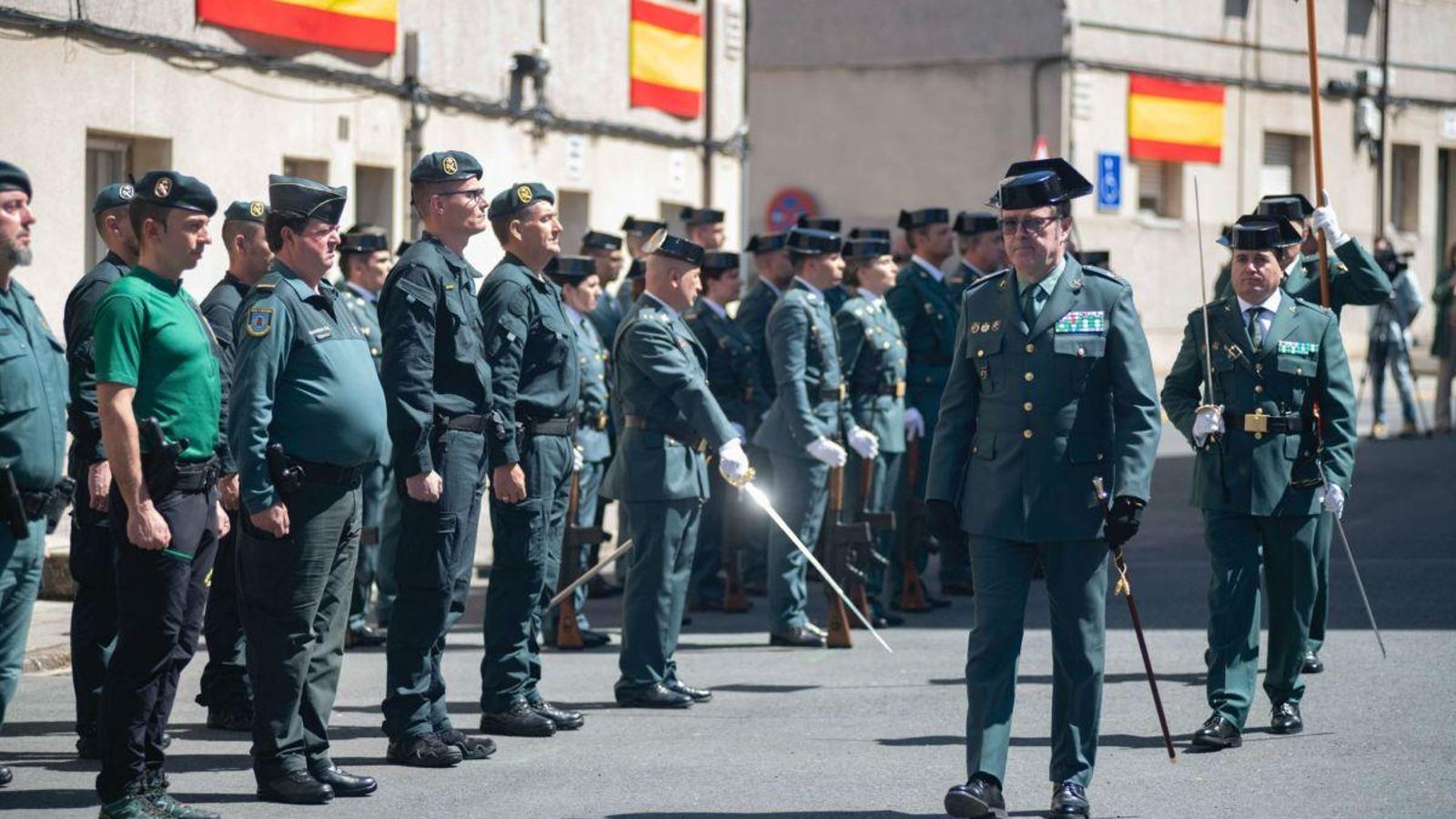 Acto en la Comandancia de la Guardia Civil de Ourense