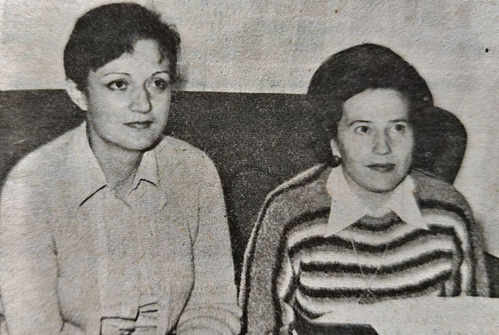 Mariló Casares y María Dolores Barja.