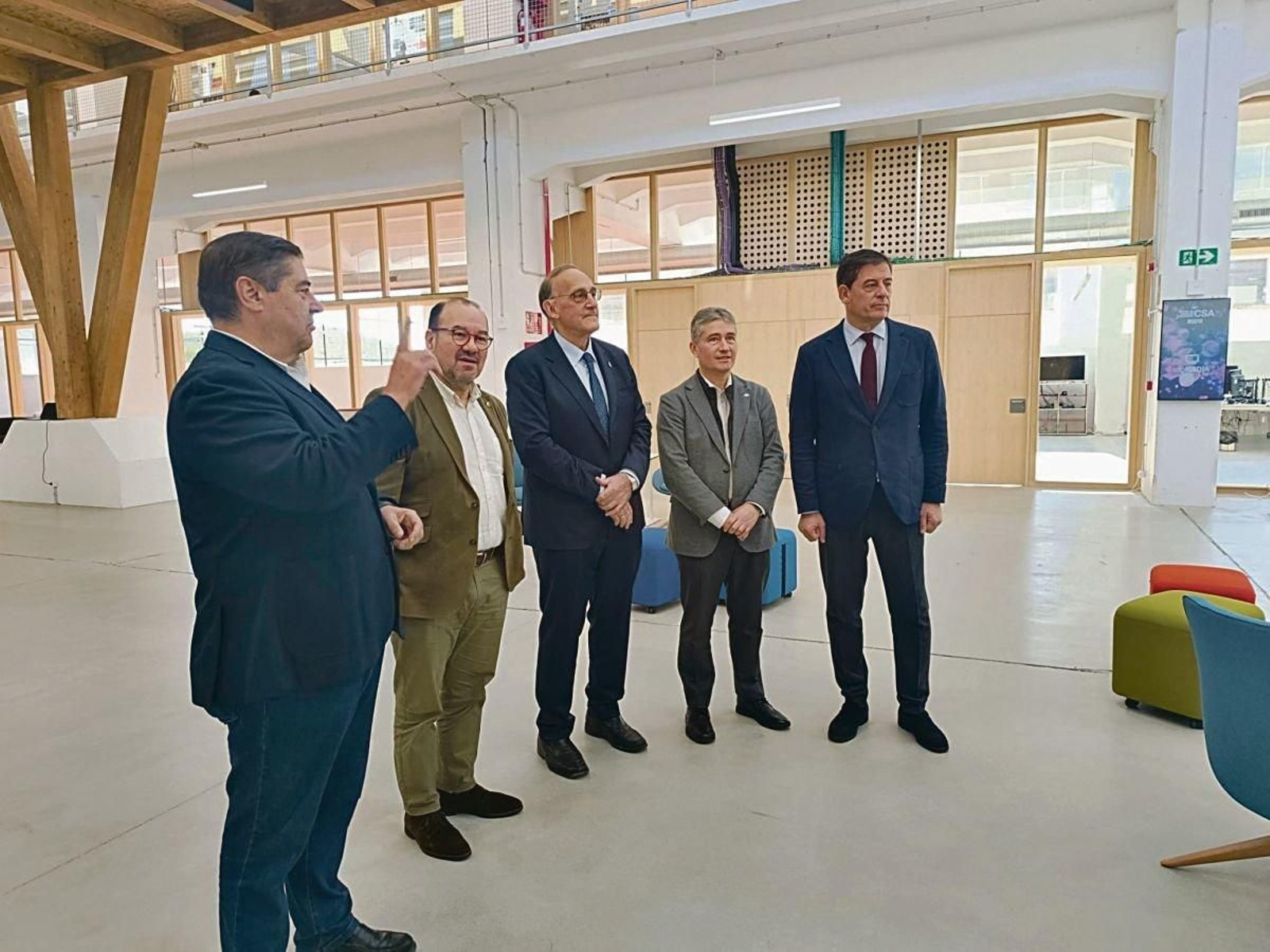 Besteiro, con los rectores de las universidades.