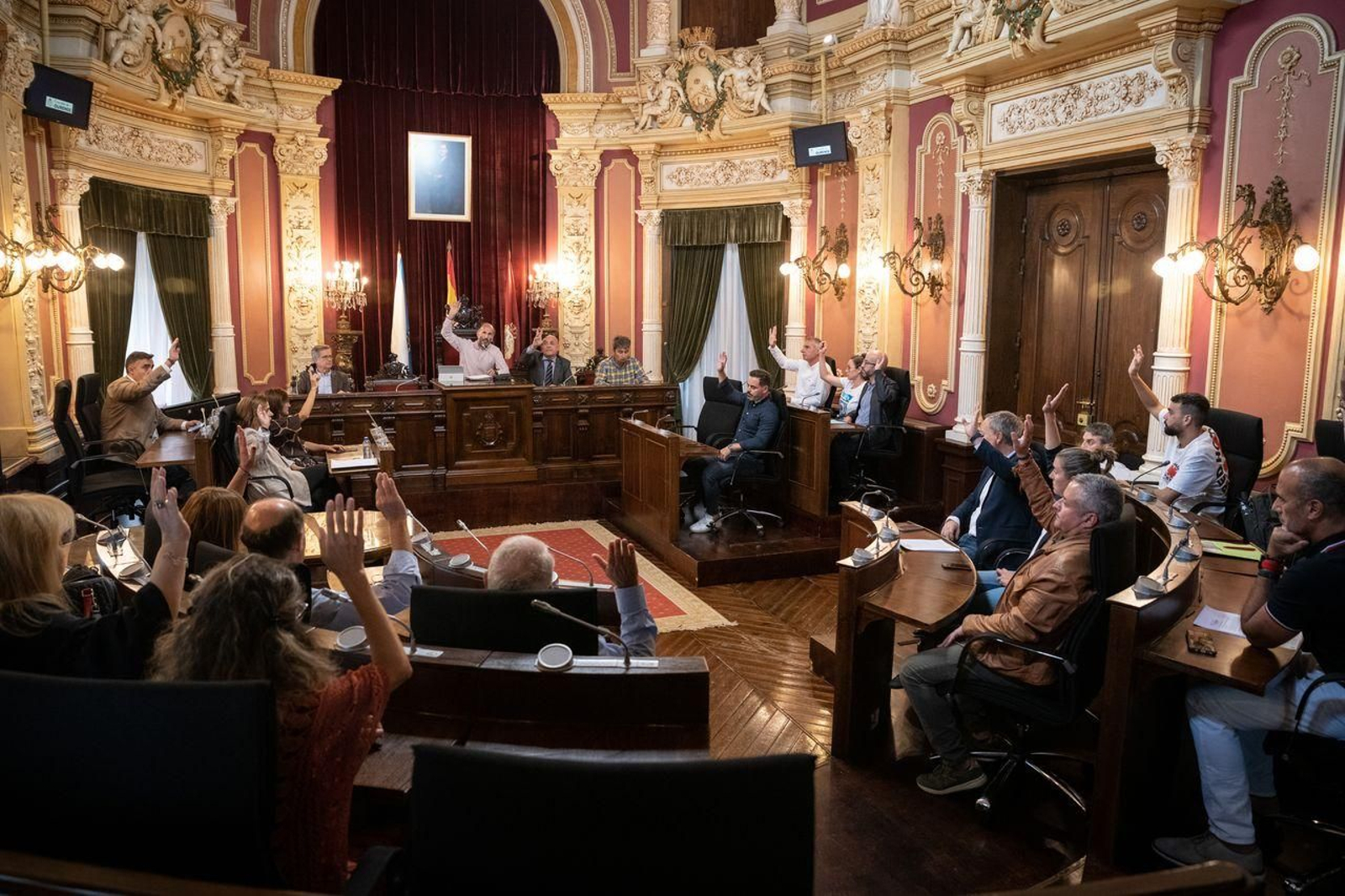 Pleno de Ourense. Foto de archivo.