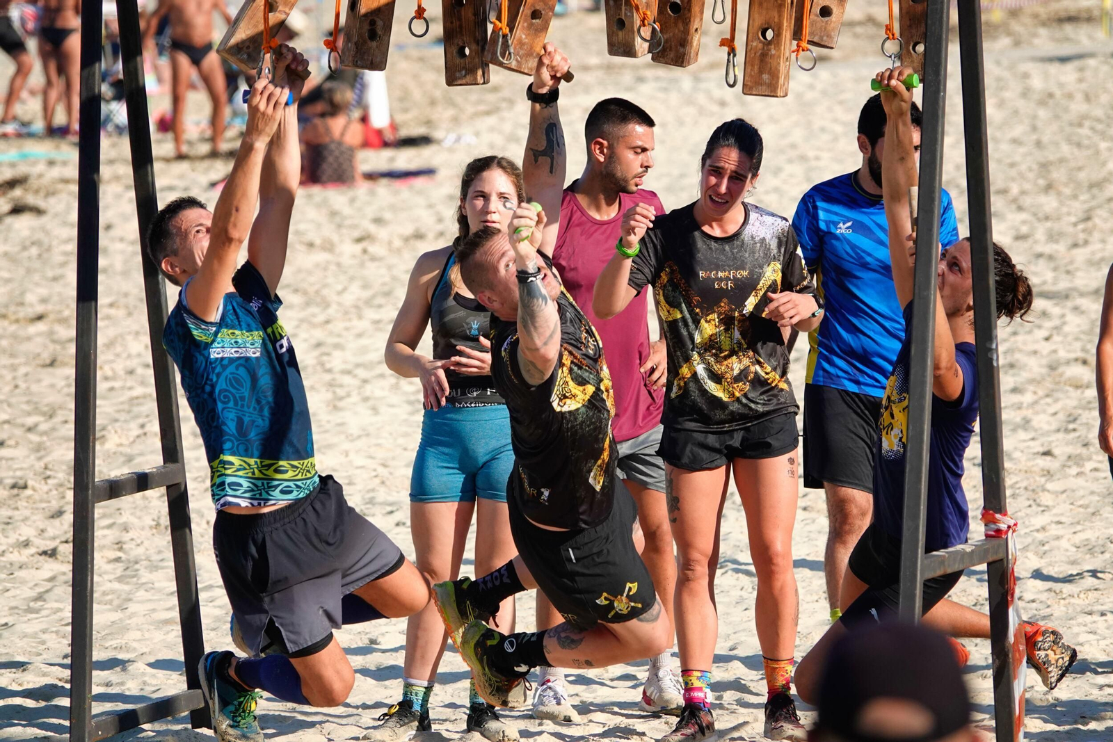 Participantes en el desafío Boot Camp en Samil.