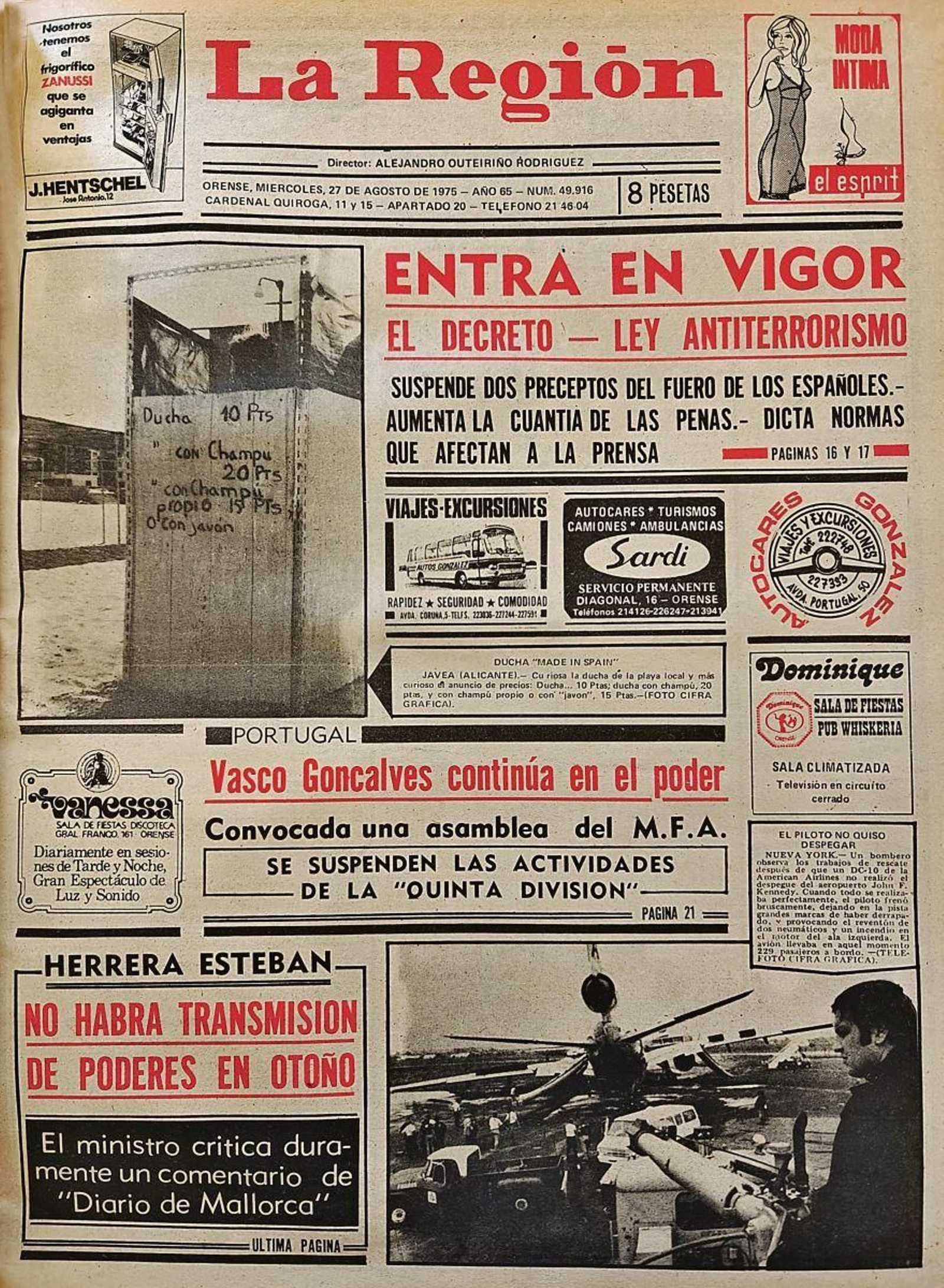 Primera página de 1975