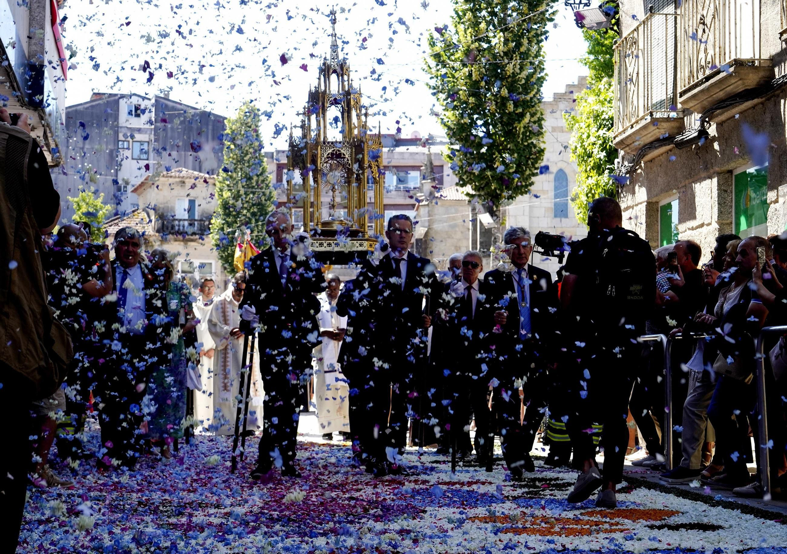 Celebración del Corpus en Ponteareas.