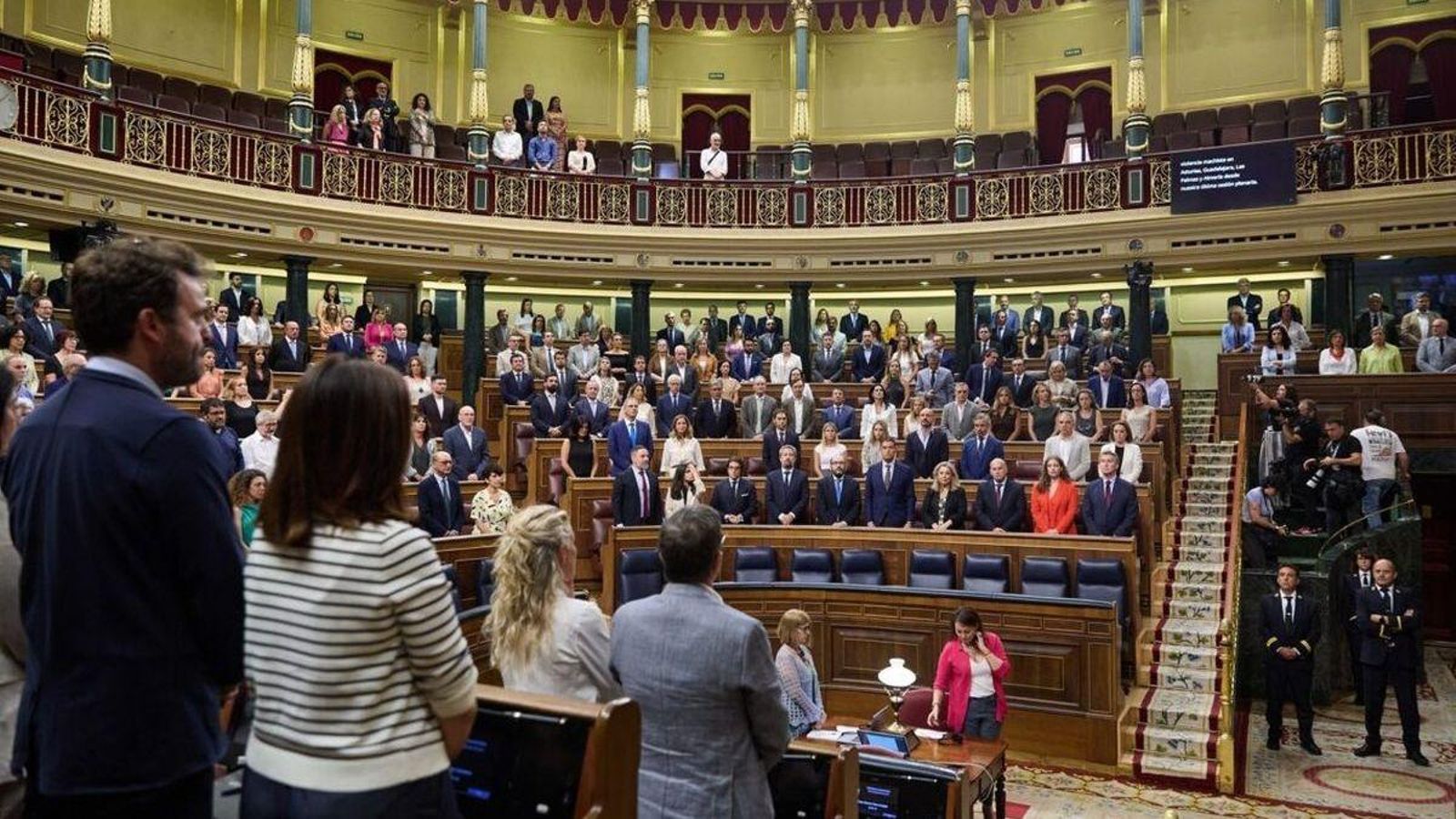 Pleno extraordinario en el Congreso de los diputados.