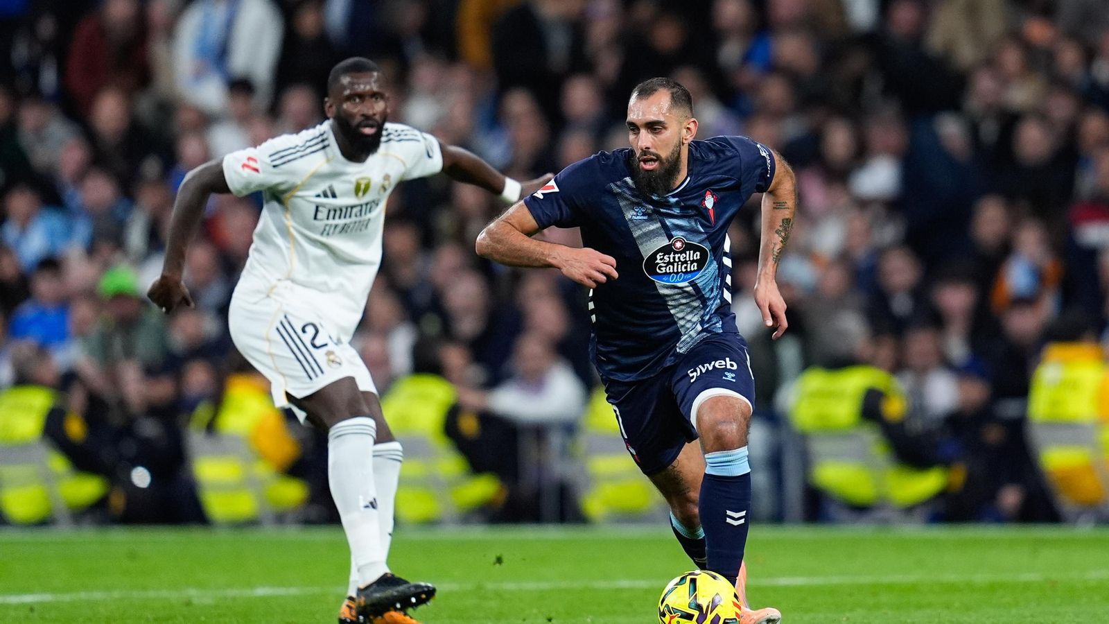 Galería | El Celta regresa al Santiago Bernabéu