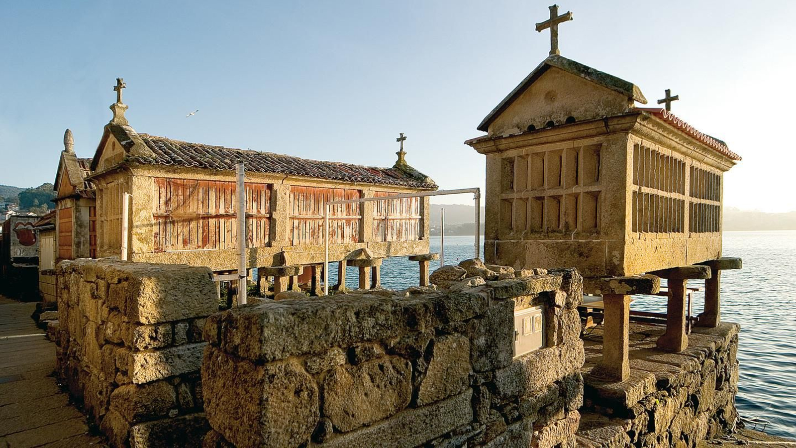 Hórreos de Combarro, en Pontevedra.