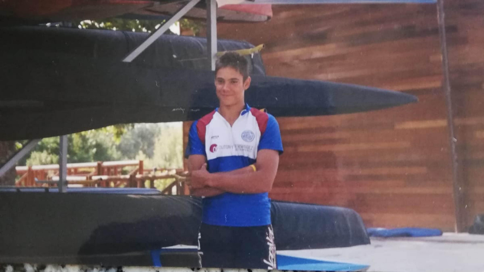 Rodrigo Germade, en su etapa de formación en Galicia.
