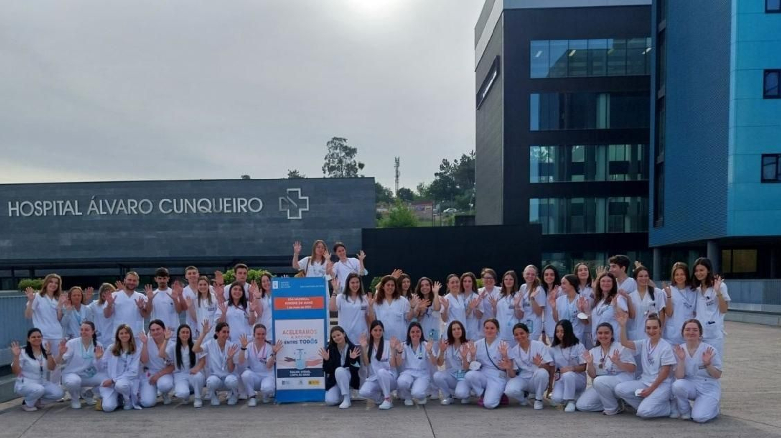 Alumnado de la Escuela de Enfermería, en la imagen, lanzará una campaña divulgativa.