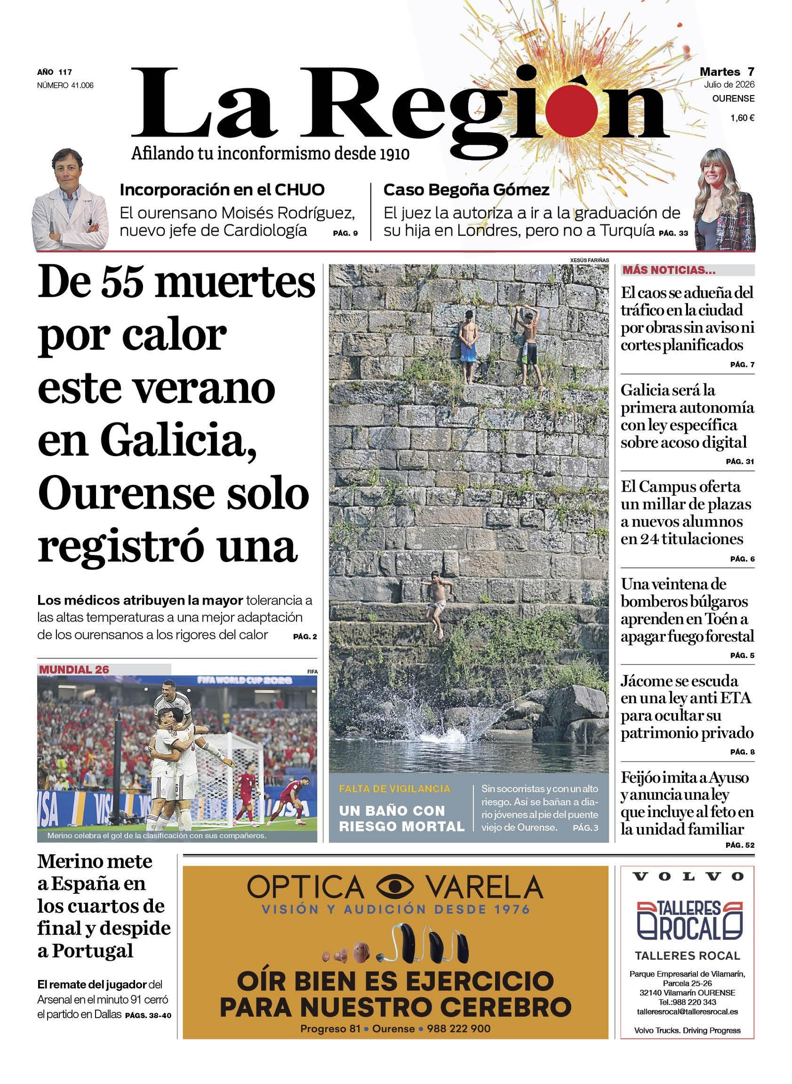 La portada de hoy