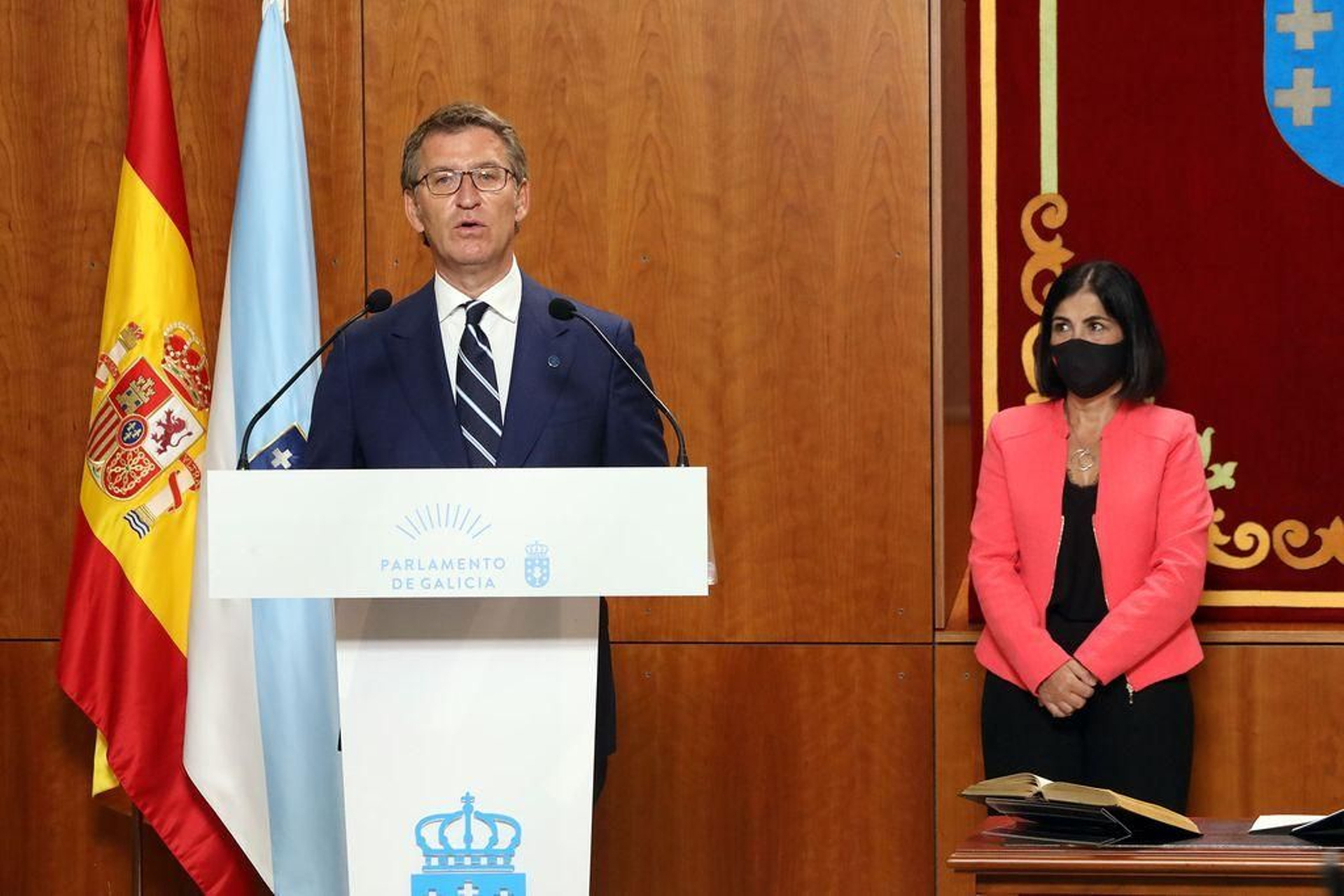 Alberto Núñez Feijóo toma
posesión como presidente de la Xunta