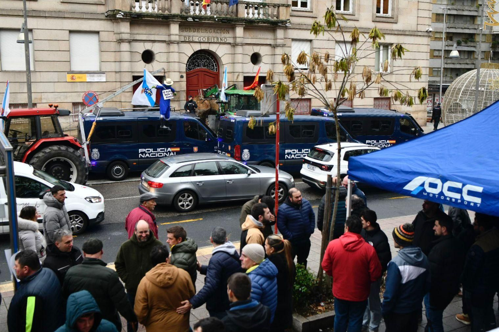 Desde un primer momento se contó efectivos policiales