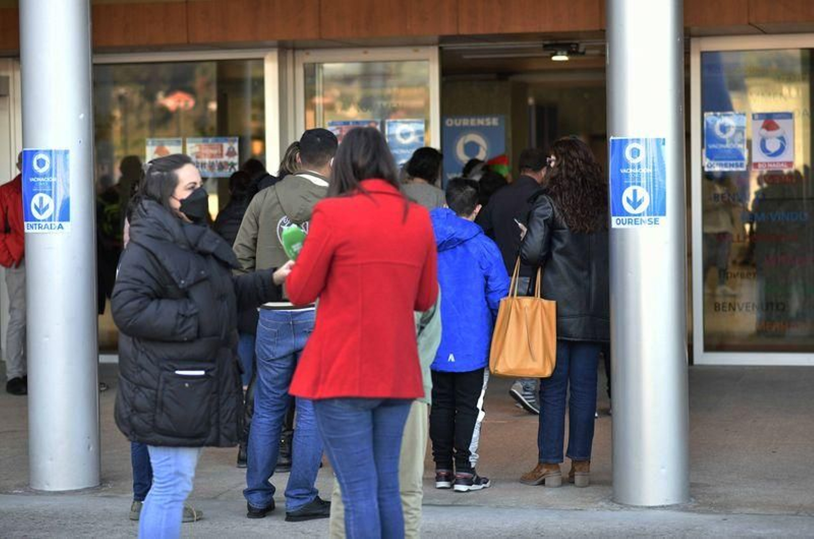 Primera jornada de la vacunación infantil en Expourense // FOTO: XESÚS FARIÑAS