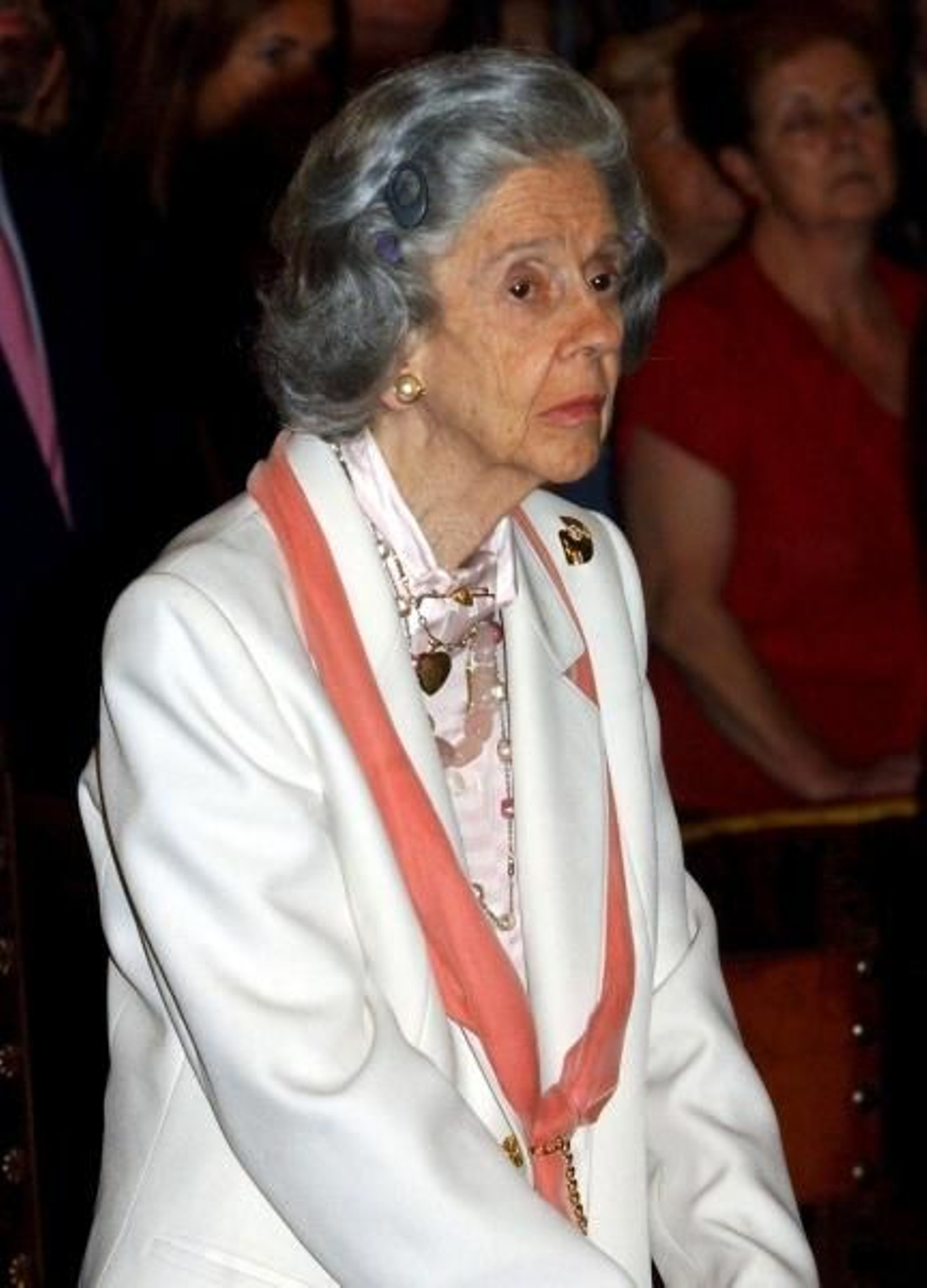 Imagen de archivo de la Reina Fabiola de Bélgica.