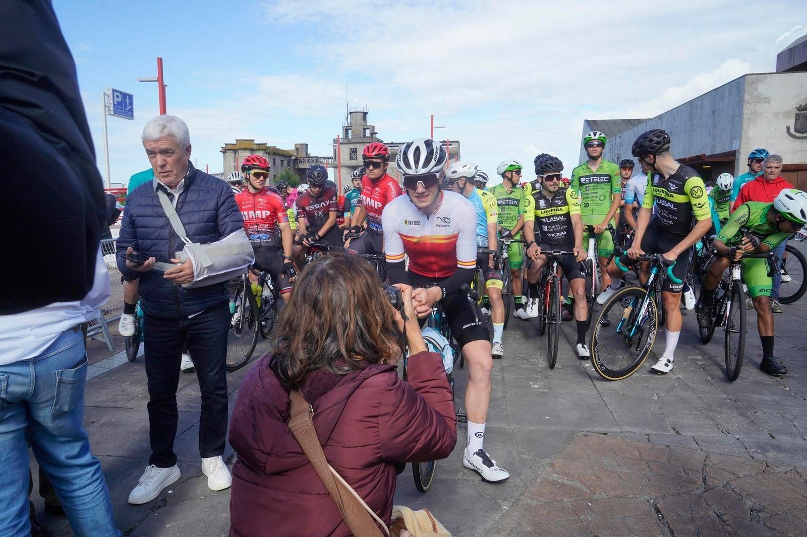 Copa de España de Ciclismo en Vigo.