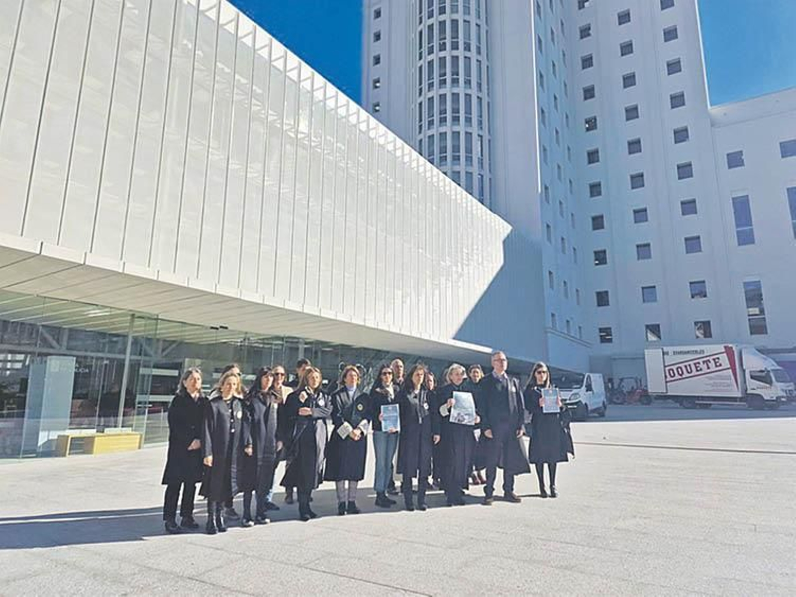 Una de las últimas concentraciones de los letrados.