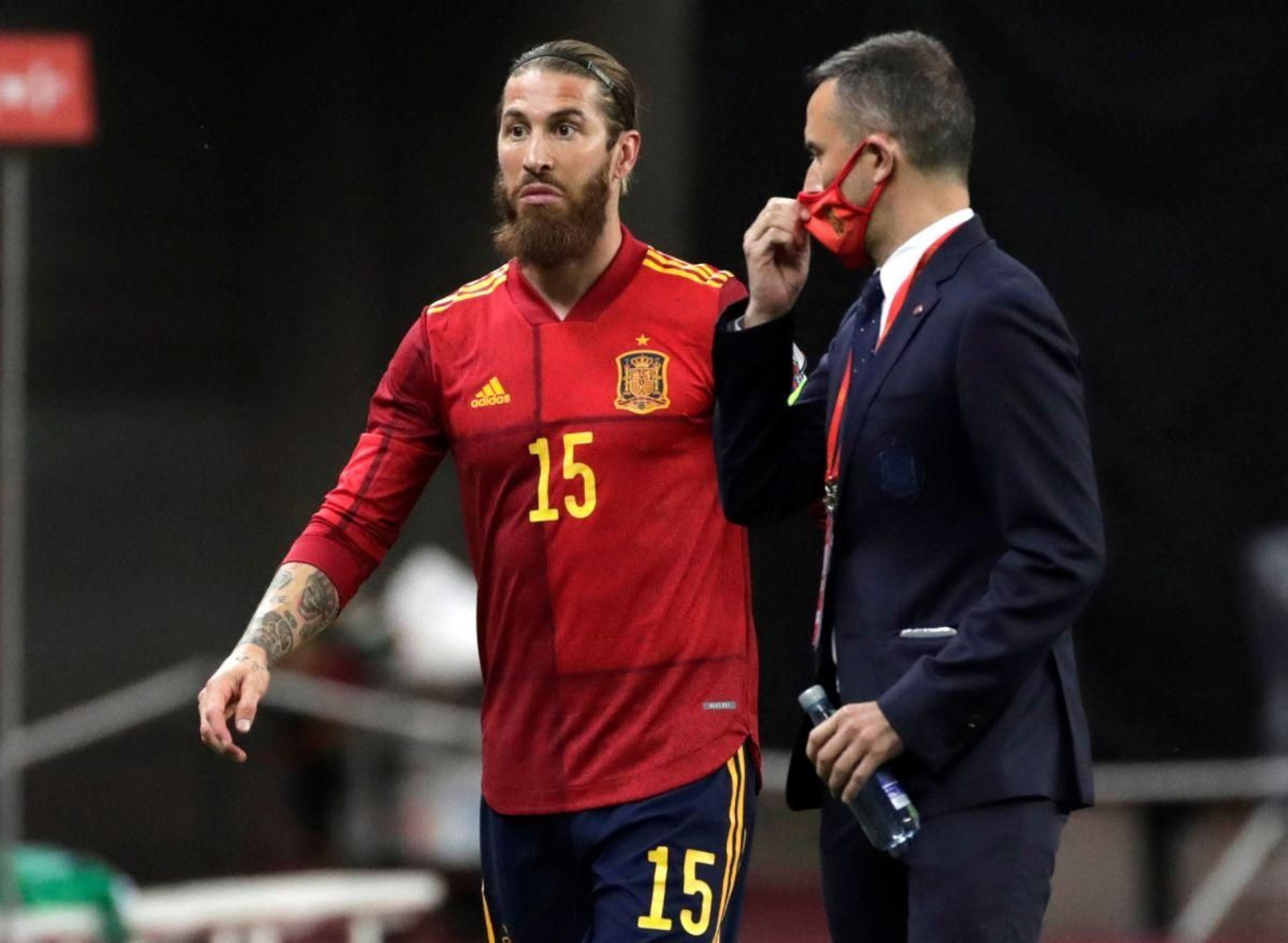 Sergio Ramos, con España.