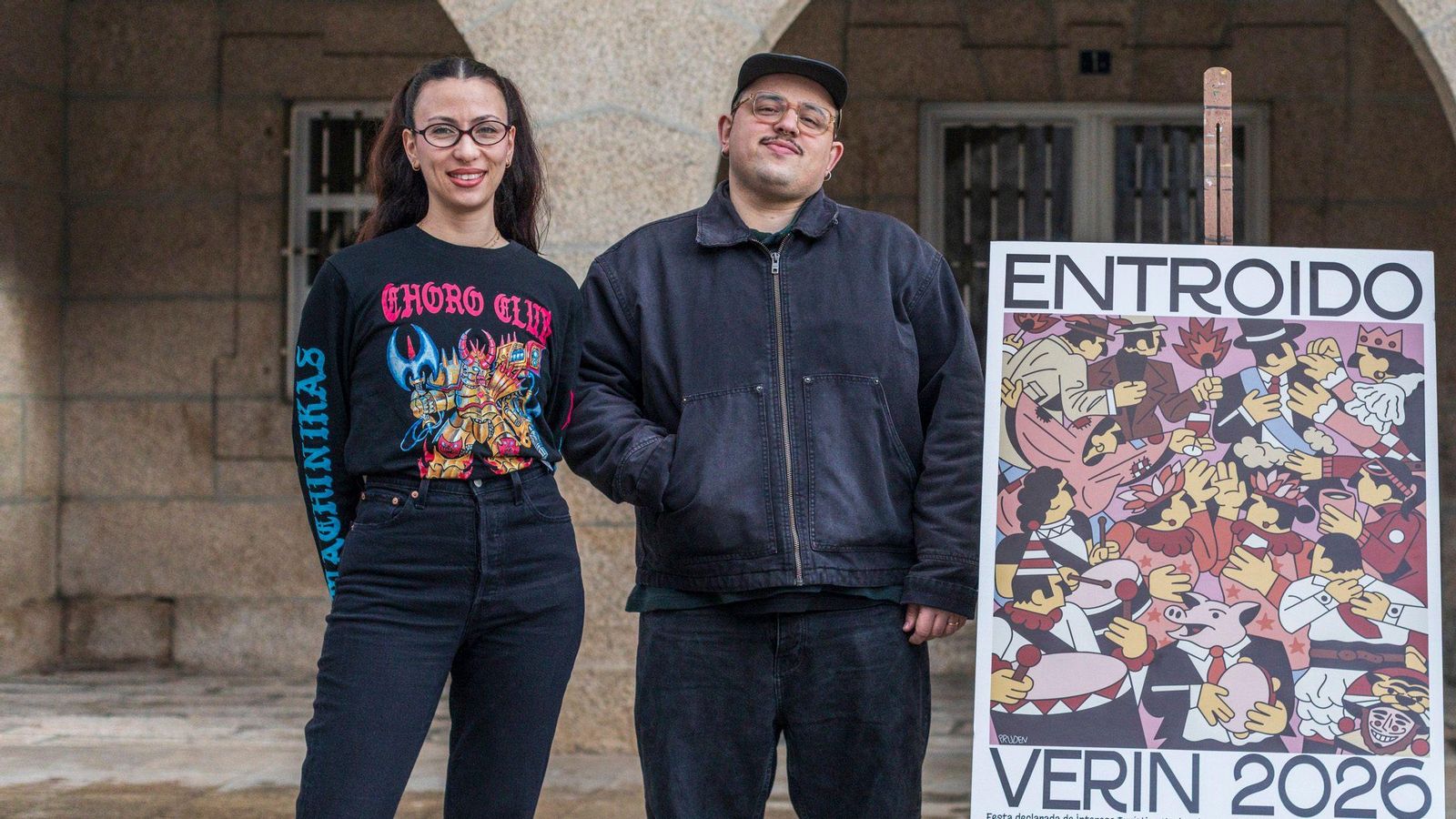 Lúa Carballo "Lúa Lomo" e Anxo Varela "Pruden" conforman o proxecto creativo Pruden Tattoo.