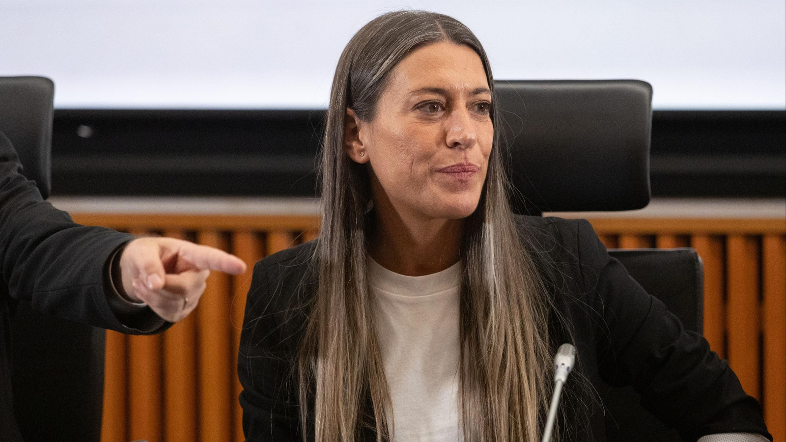 La portavoz de Junts en el Congreso, Miriam Nogueras.