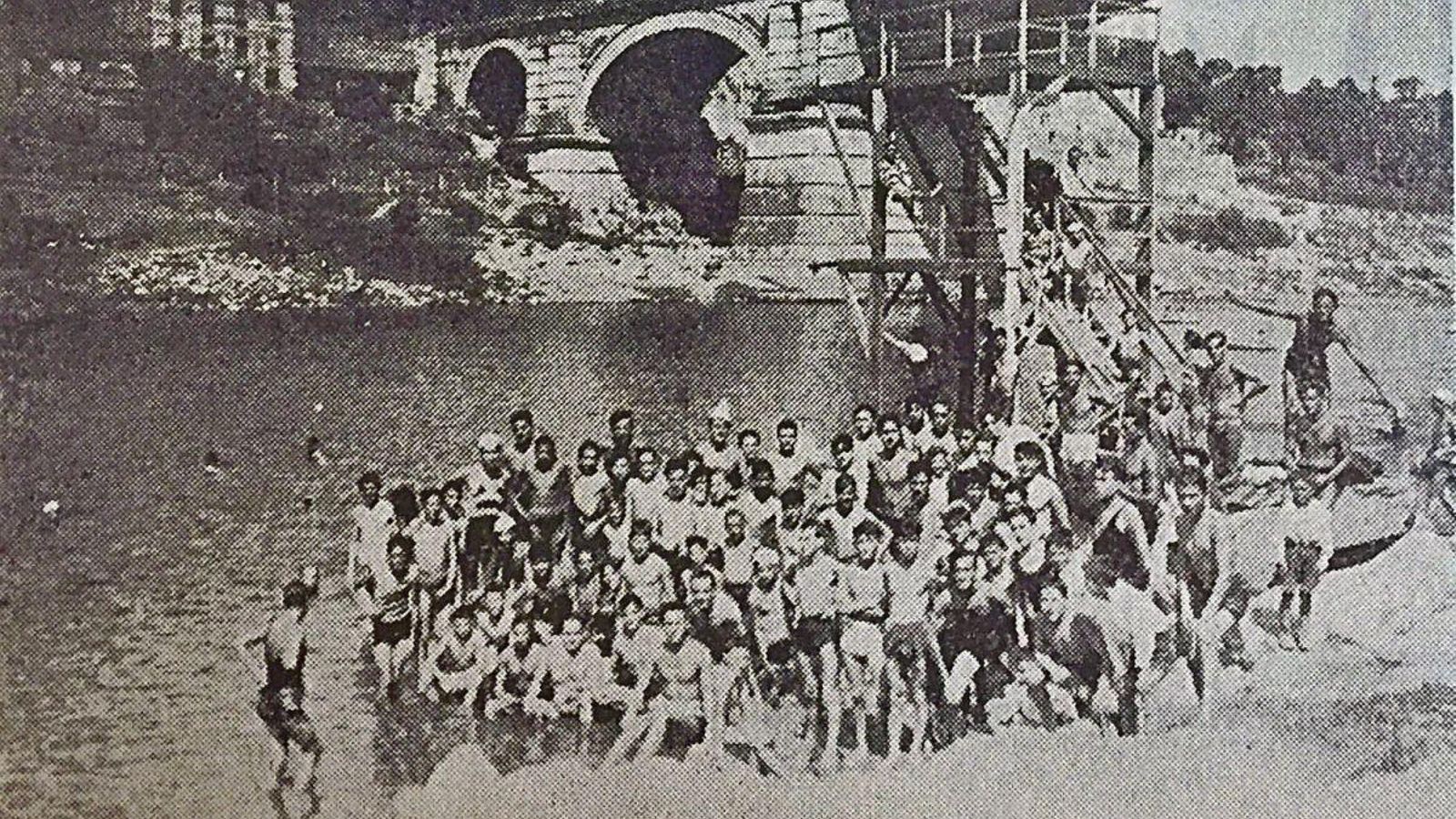 Trampolín del Club Deportivo Fluvial.