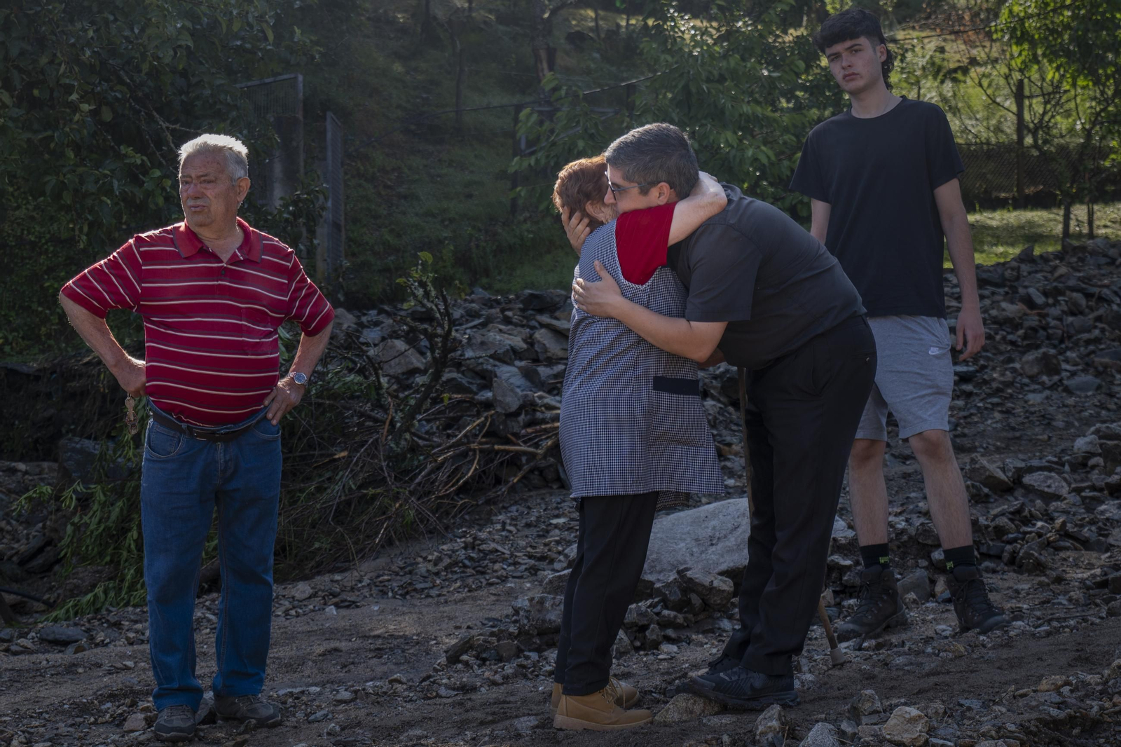 Galería | A Bouza, en Viana, zona cero de la destrucción en la provincia de Ourense por las lluvias torrenciales