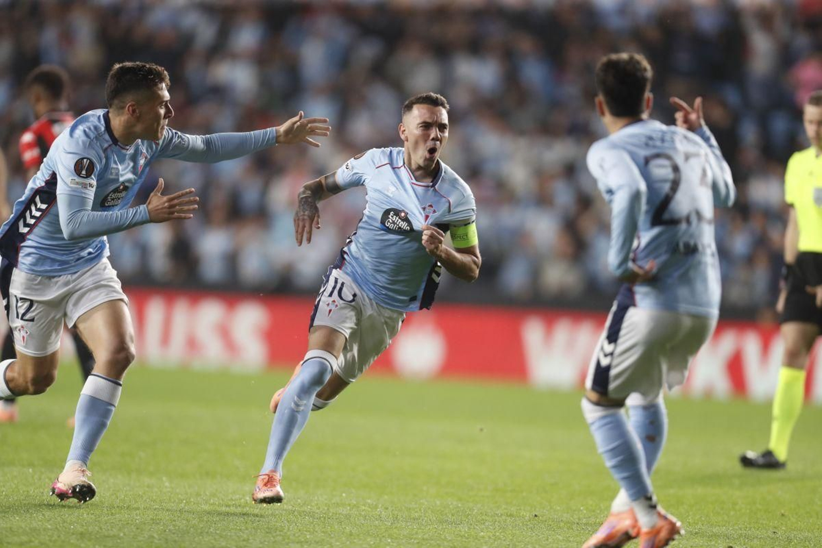 Iago Aspas, jugador con más partidos en la historia del Celta.