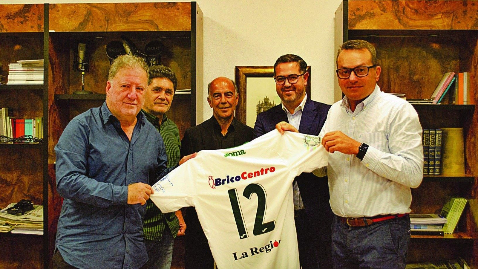 Fernando Martínez Lamas, Antonio Sequeiros, Javier Nogueira, Pablo Villar y Carlos Barbosa. (Foto: Lucía Otero)