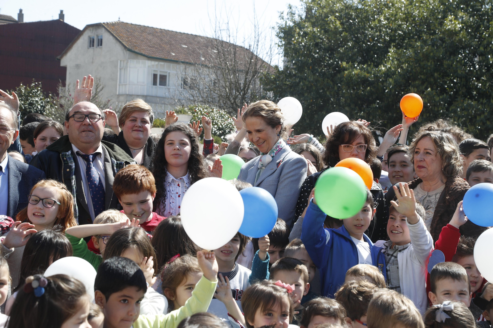 La infanta Elena, en Ponteareas // JV Landín