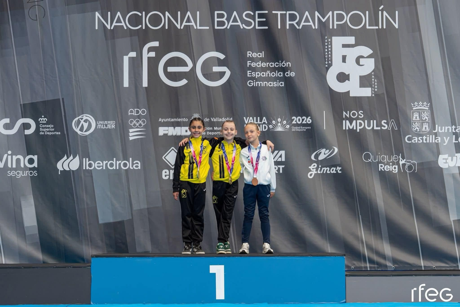Valladolid encumbró al trampolín provincial