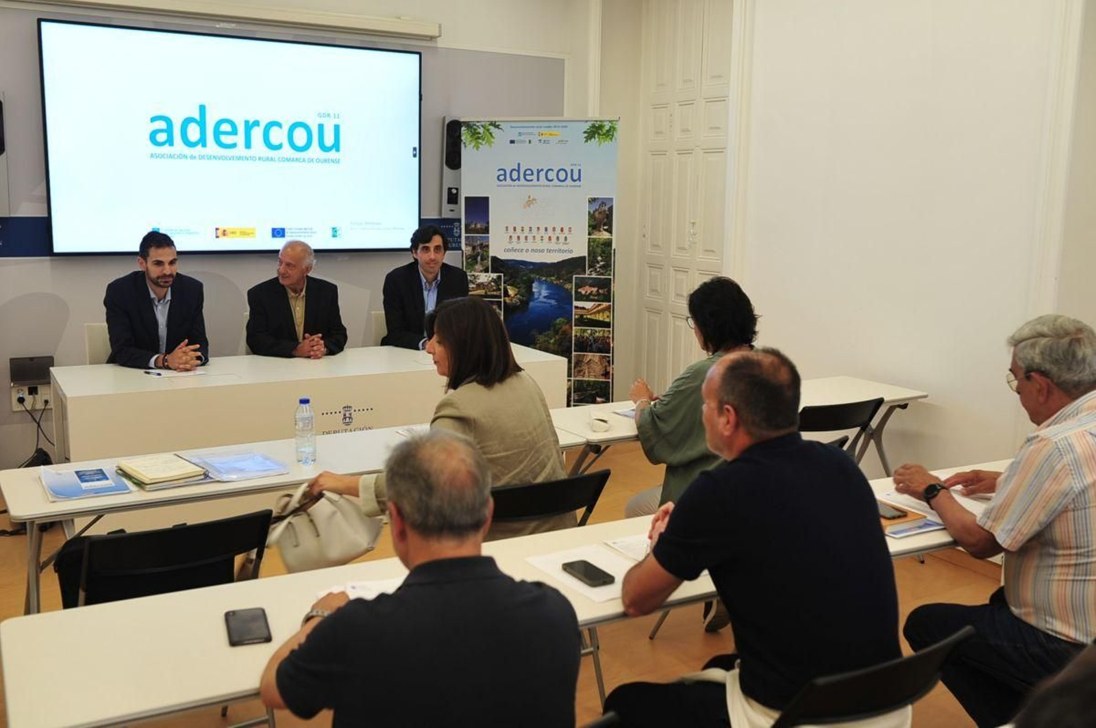 Reunión del GDR-11 Adercou, ayer por la mañana.