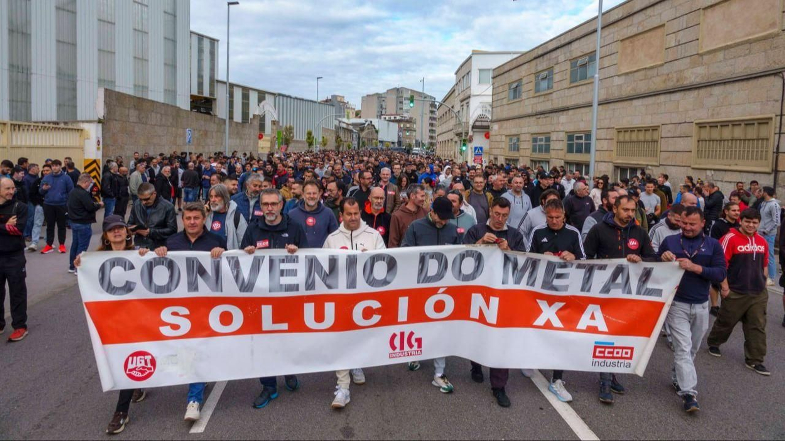 Salida de una de las manifestaciones de las últimas semanas.