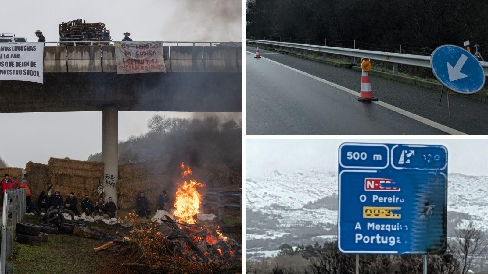 El trayecto Ourense-Zamora a través de la A-52, una gymkana para los conductores