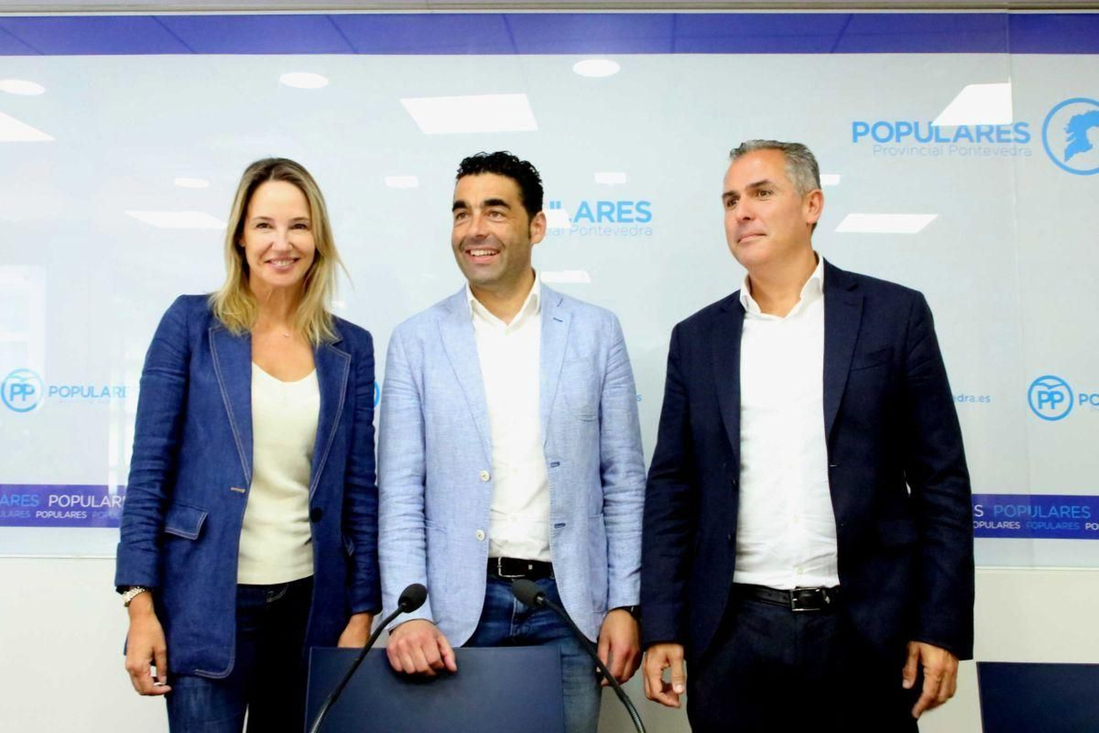 Fernández-Tapias, Luis López y Rafa Domínguez, en el PP provincial.