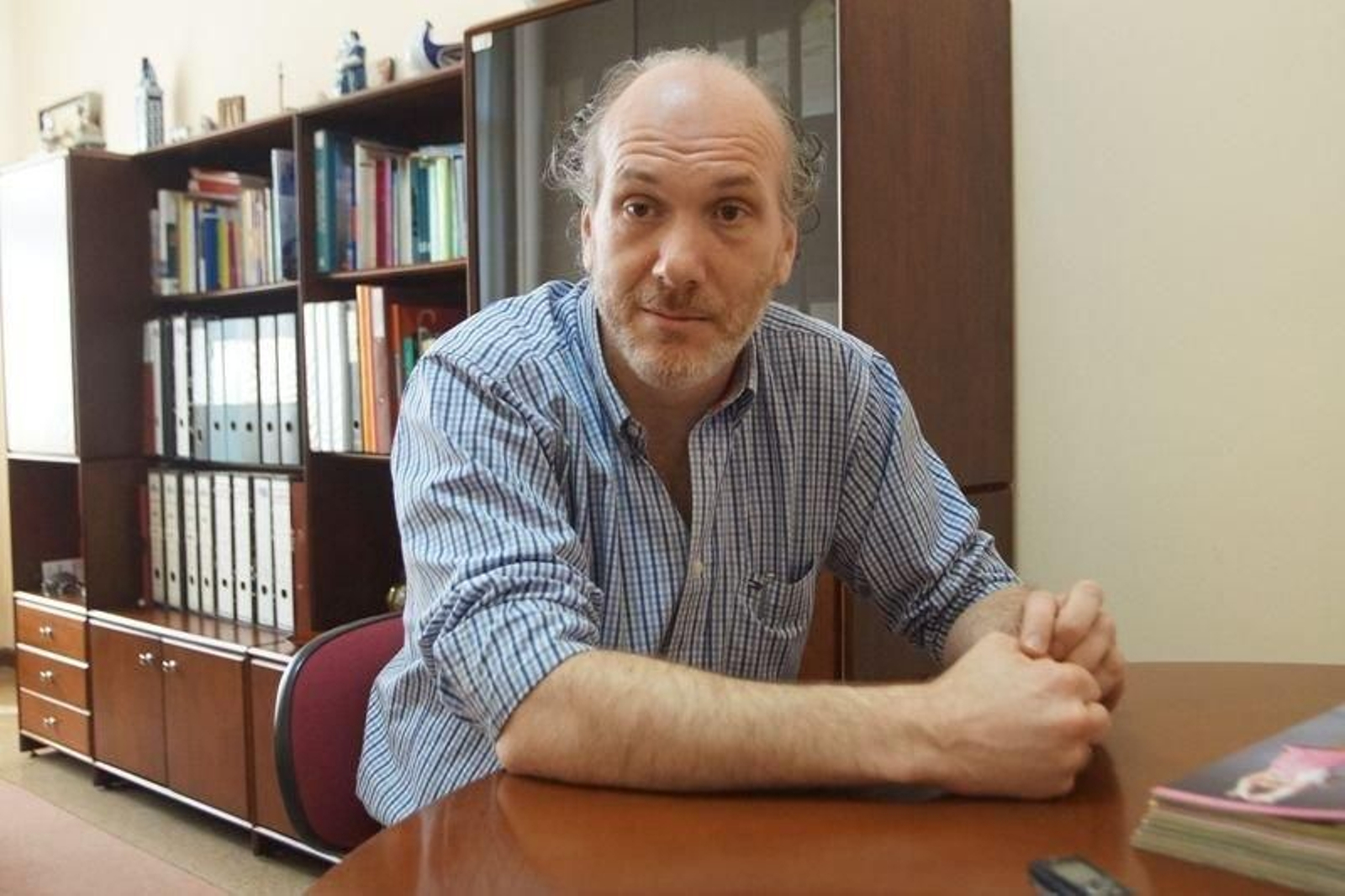 El director del colegio Miralba, Ignacio Parajó