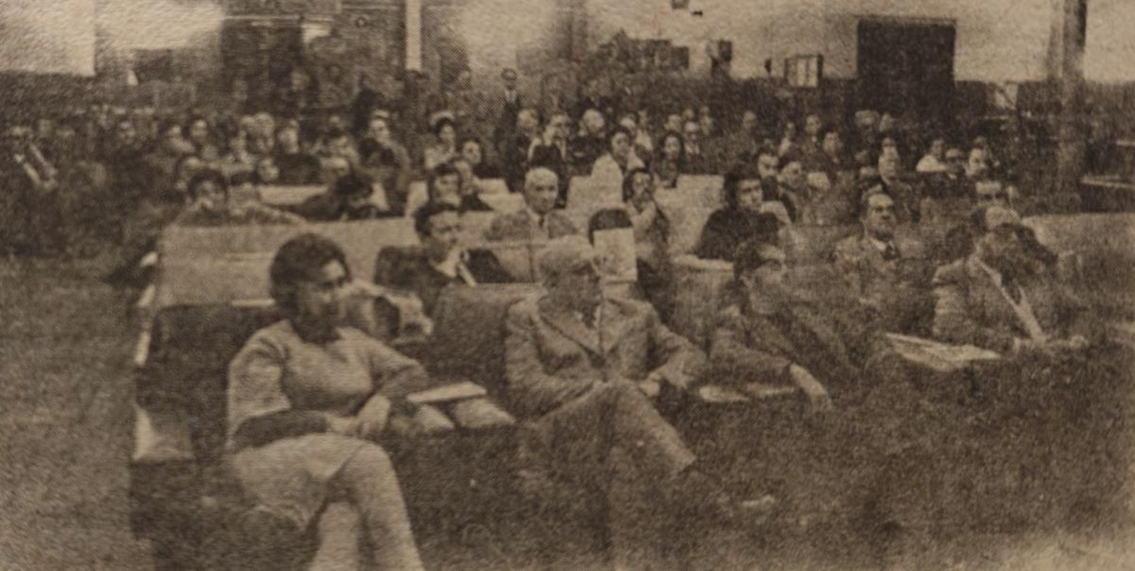 Público asistente en el Orfeón.