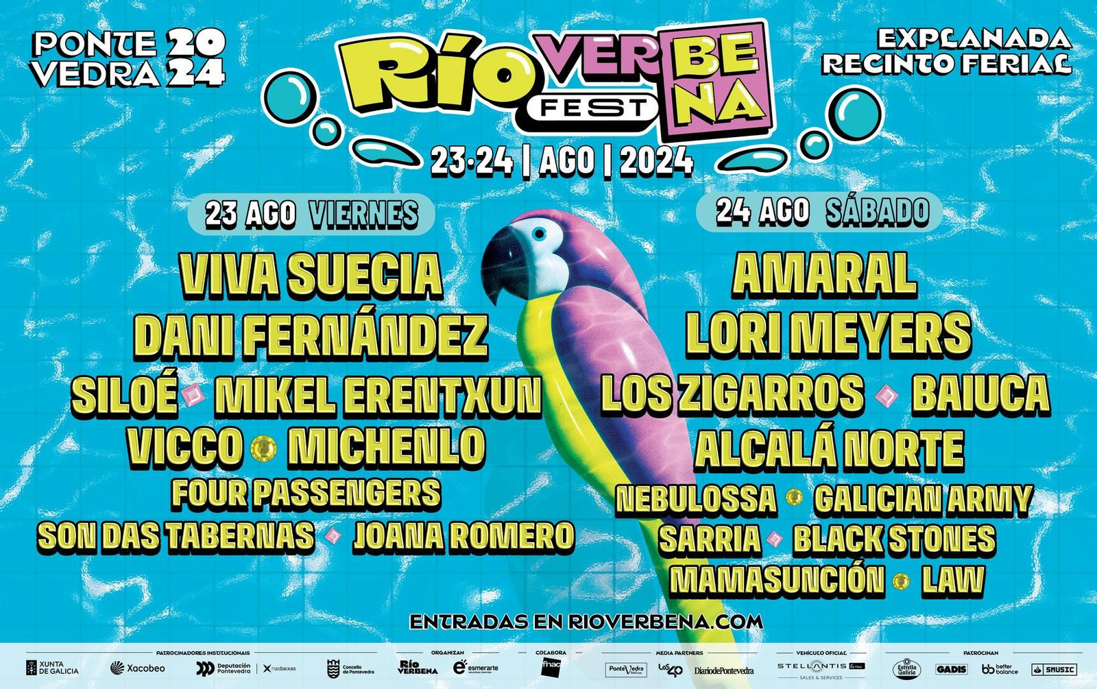 Río Verbena Fest 2024: conciertos y horarios.